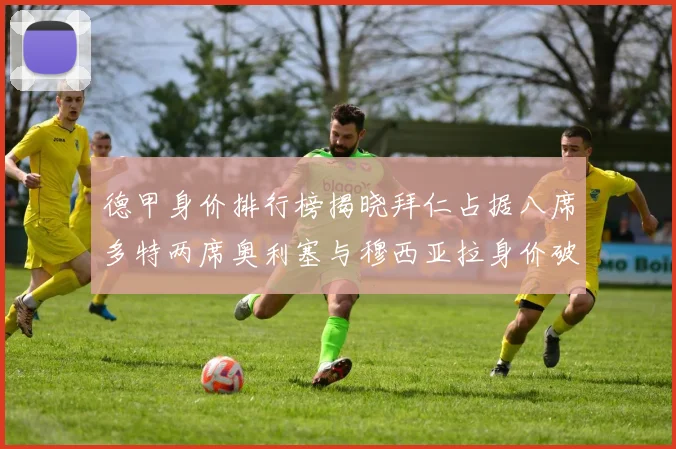 德甲身价排行榜揭晓拜仁占据八席多特两席奥利塞与穆西亚拉身价破亿