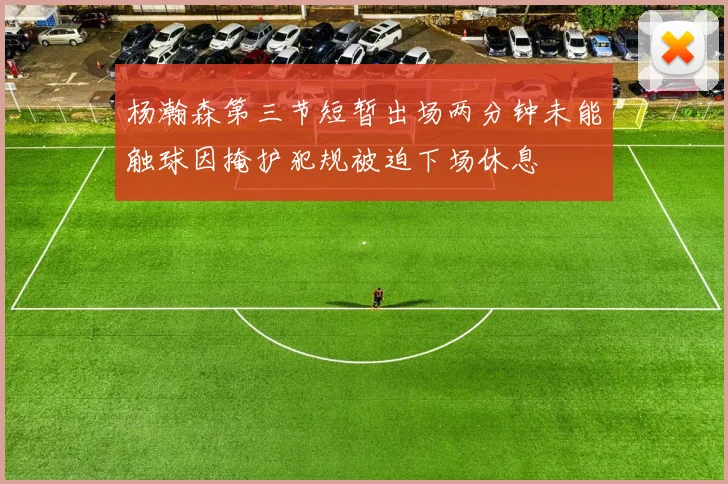 杨瀚森第三节短暂出场两分钟未能触球因掩护犯规被迫下场休息